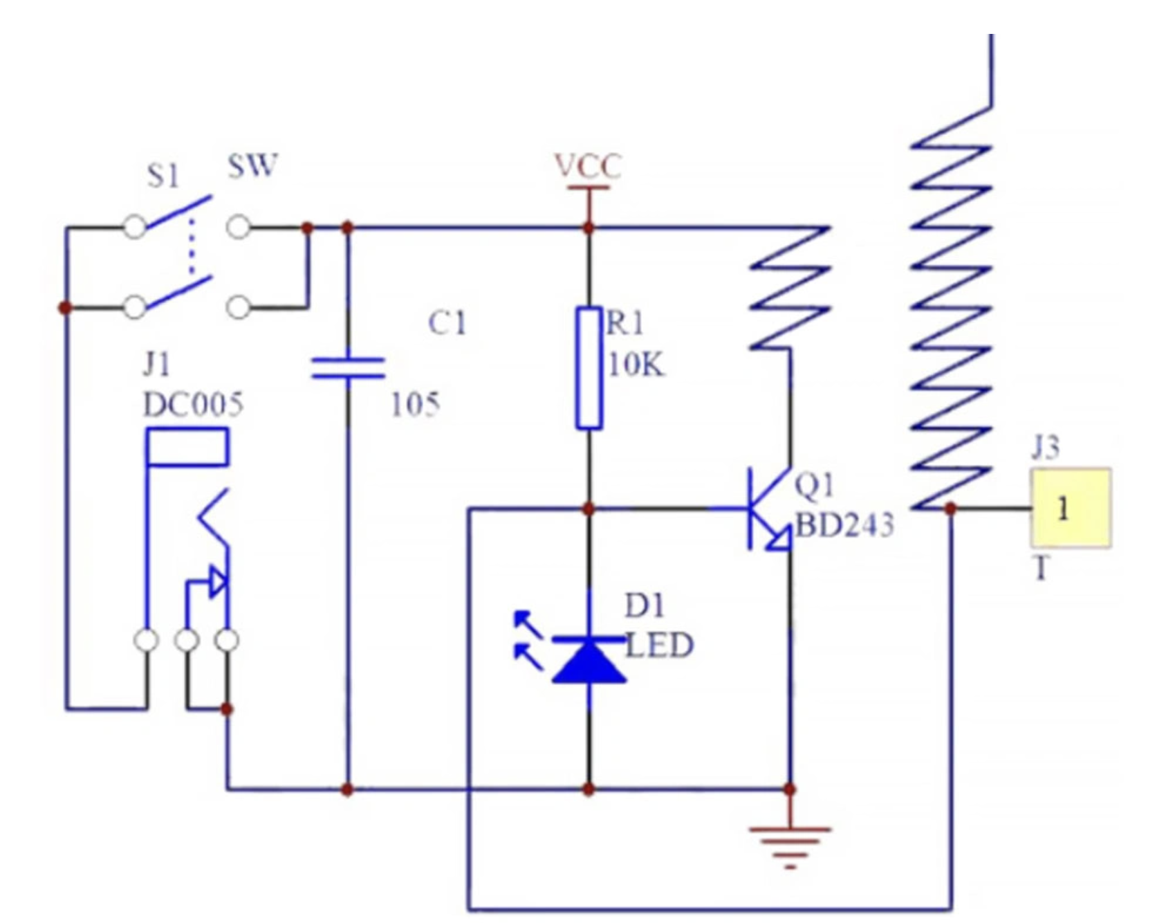 Diagrama detallado de ensamblaje del Kit Mini Bobina Tesla